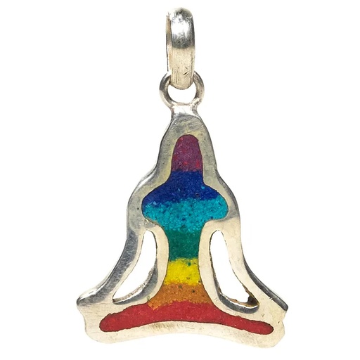 [8720088292310] Pendentif Yogi Chakra | 3.5cm