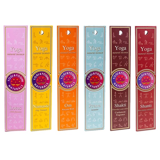 [8720088292341] Set Encens Yoga 6 x 3 packs | 20 g