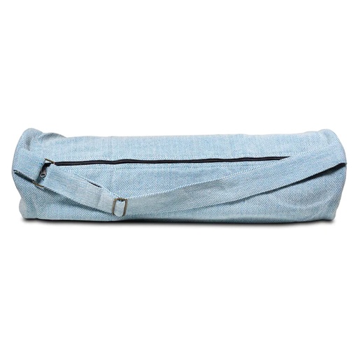 [8720088293188] Sac de yoga en coton turquoise | 65x19cm