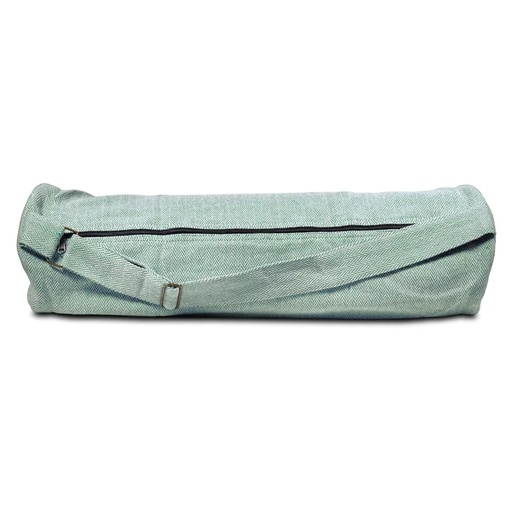 [8720088293195] Sac de yoga en coton vert | 65x19cm