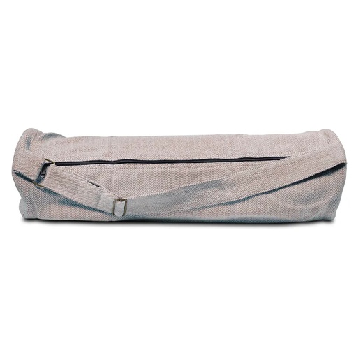 [8720088293201] Sac de yoga en coton rouge marron | 65x19cm