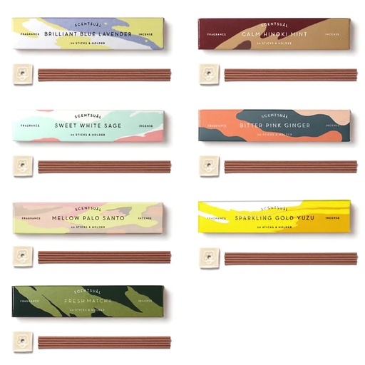 [8720088294086] Set: Encens Scentsual 7 x 12 boites | 11g