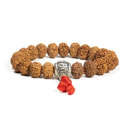 [8720088294574] Mala / bracelet rudraksha OMPMH 21 perles - 1.2 cm