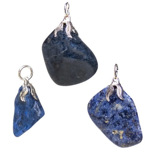 [8720088294765] Gemstone pendentif Dumortierite |±1.5-3cm
