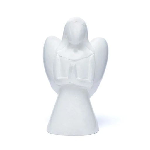 [8720088295243] Statuette ange marbre blanc | 552 g; ±13.5 cm