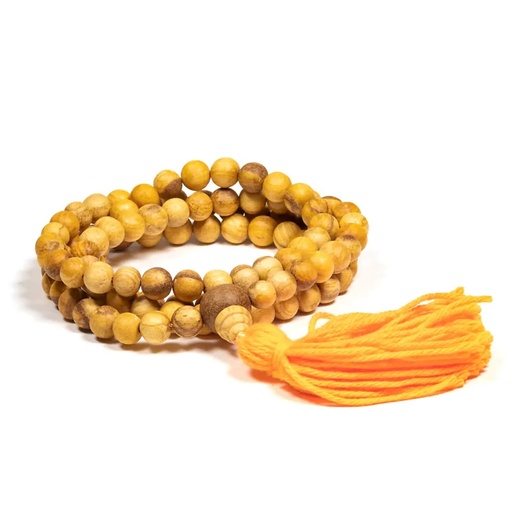 [8720088295403] Palo Santo mala avec perle Guru | 0.9 cm