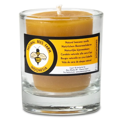 [8720088295588] Bougie votive cire d'abeille | 4,5x4 cm