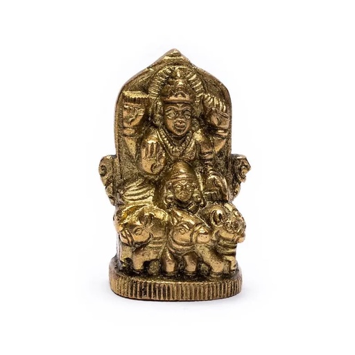 [8720088295724] Statue de Dieu hindou du dimanche Seigneur Surya | 130 g; 5.1x3.3 cm