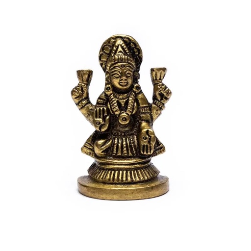 [8720088295779] Statue de Dieu hindou du Vendredi Seigneur Laxmi -- 5.4x3.2c