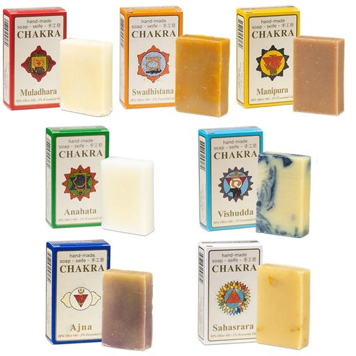 [8720088295960] Ensemble de 7 savons Chakra | 497g