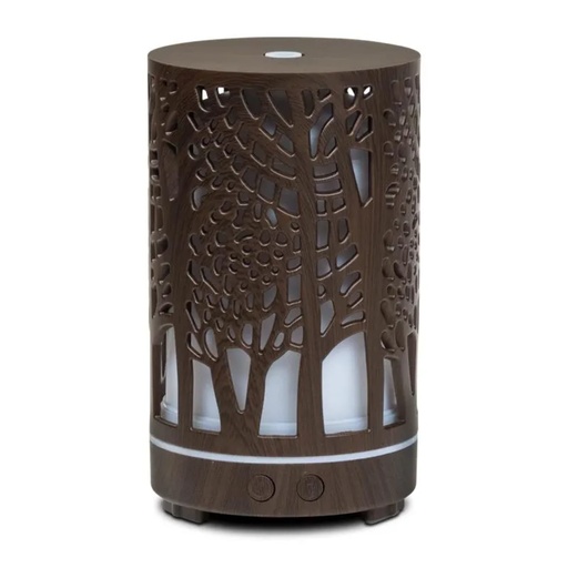 [8720088297070] Diffuseur arôme ultrasonique Zen Forest marron -- 200 ml