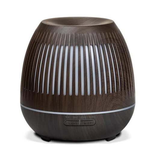 [8720088297094] Diffuseur dárôme ultrasonique Gaia marron -- 400ml; 480 g