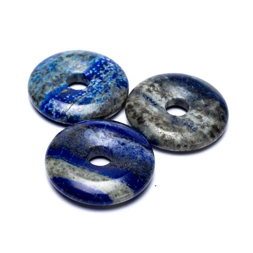 [8720088297247] Donut lapis lazuli sans cordon | 4,0 cm
