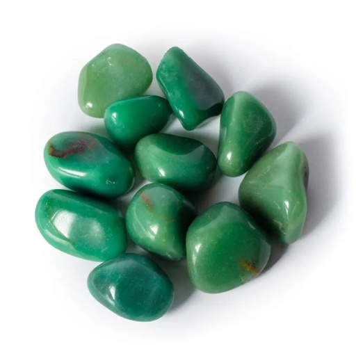[8720088297476] Quartz vert pierres polies de qualité A |±3-8cm; ±500g