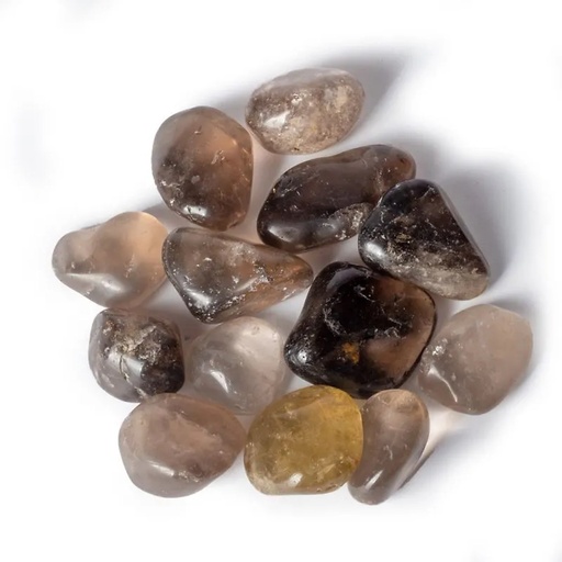 [8720088298213] Quartz fumé Pierres polies qualité A | 5x8 cm; 500 g
