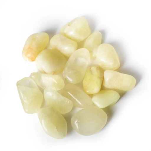 [8720088298459] Quartz de soufre Pierres polies qualité A -- 3x4cm; 500g
