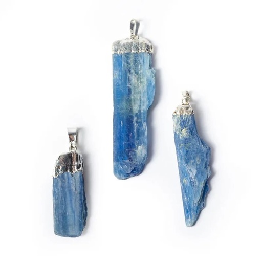 [8720088299098] Pendentif cyanite bleue brute | ±5cm