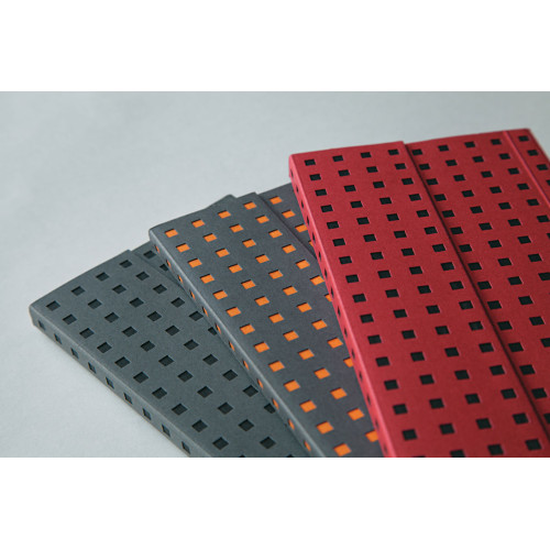 [9781439790564] Paper-Oh - Rouge sur Noir - B5 - Ligné