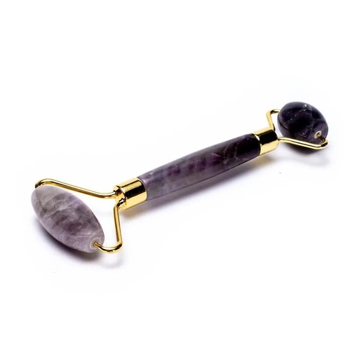 [8720088299838] Rouleau de massage Améthyste | 14cm