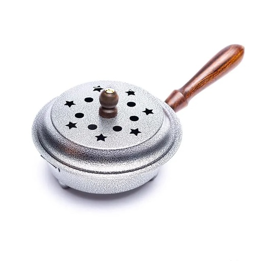 [8720512970081] Pot brûle-encens en fer | 15x26cm