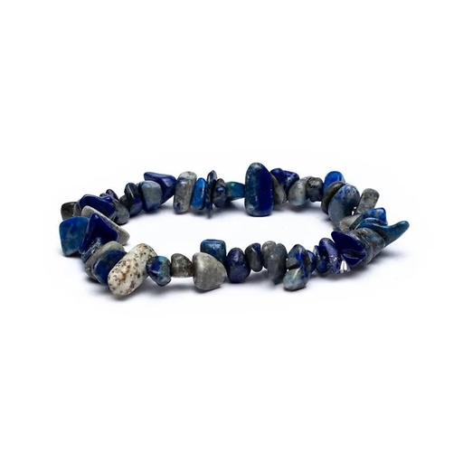 [8720512970593] Bracelet hips de Lapis lazuli élastique | ±0.7cm