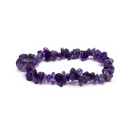 [8720512970647] Bracelet Chips dÁméthyste élastique | ±0.7cm