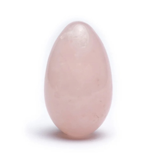 [8720512970944] Oeuf Yoni Quartz rose | 2.5x4cm