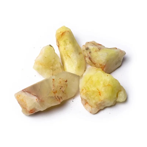 [8720512971231] Quartz de soufre brut | ±4-8cm; ±1000g