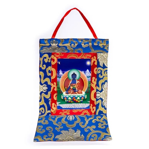 [8720512972177] Bouddha de médecineThangka imprimée | 29x20cm