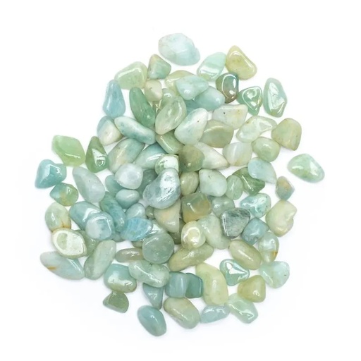 [8720512972382] Beyil bleu-vert pierres roulées qualité B | ±500g; ±2-3cm