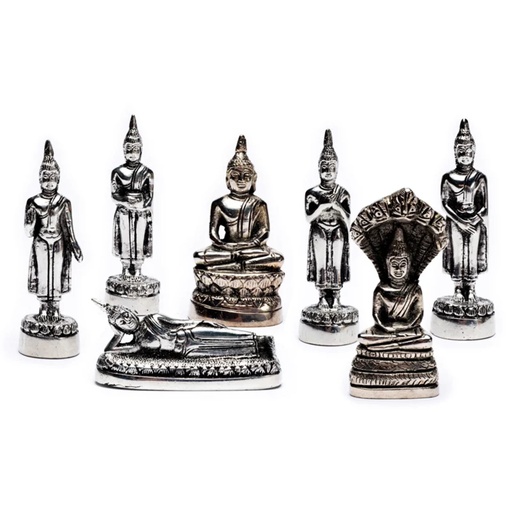 [8720512972757] Set de 7 statues de Bouddha pour les anniversaires
