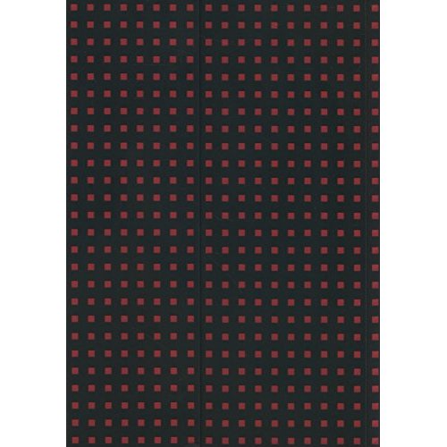 [9781439790519] Paper-Oh - Noir sur Rouge - B5 - Non ligné