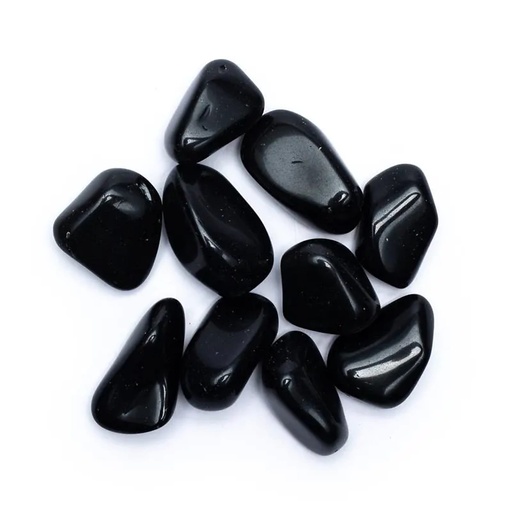 [8720512972979] Obsidienne arc-en-ciel pierres roulées A | ± 250g; ± 4-5 cm