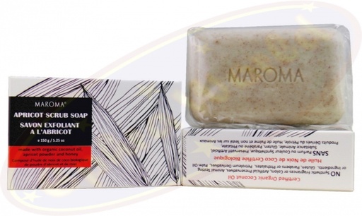 [8901186804272] Maroma Savon exfoliant à lábricot Comm. équitable
