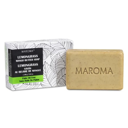 [8901186804821] Maroma Savon beurre de mangue Citronnelle Comm. équitable