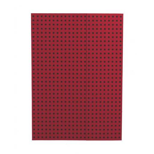 [9781439790465] Paper-Oh - Rouge sur Noir - A4 - Ligné