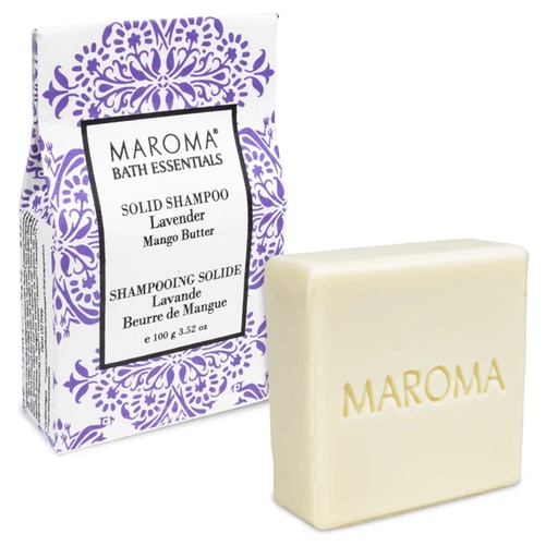 [8901186814226] Maroma Barre de shampoing solide Lavande -- 100 g