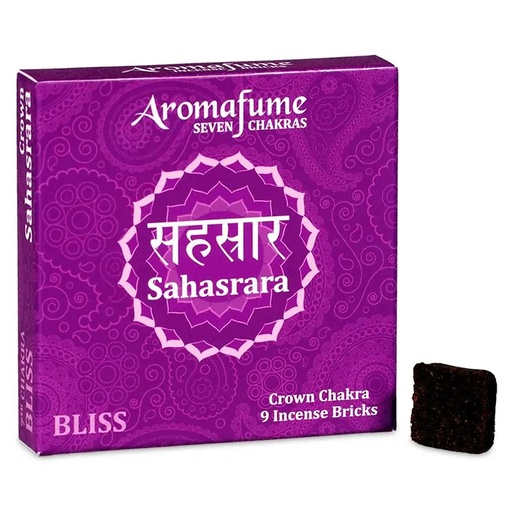 [8901362065398] Aromafume briques déncens Chakra 7°chakra | 40 g