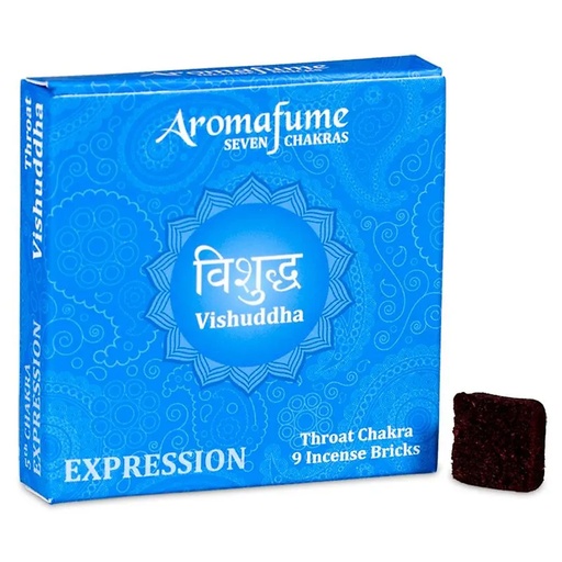 [8901362065411] Aromafume briques déncens Chakra 5°chakra | 40 g