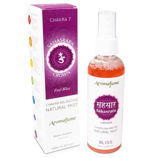 [8901362067613] Désodorisant Spray Sahasrara 7ème chakra Aromafume | 100ml