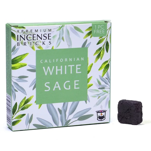 [8901362070743] Briques d'encens Aromafume Sauge Blanche | 40gr