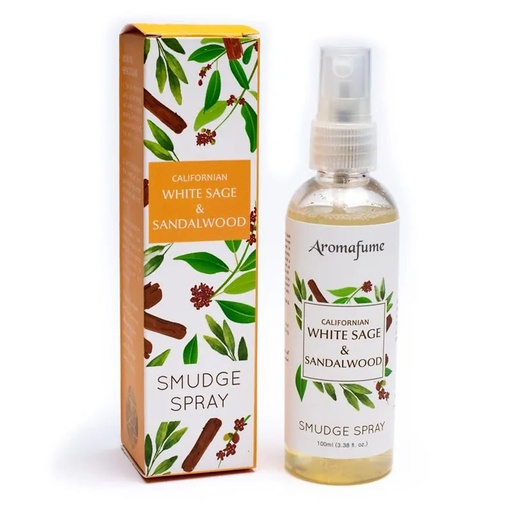 [8901362071290] Smudge spray Sauge blanche & Bois de Santal Aromafume | 100ml