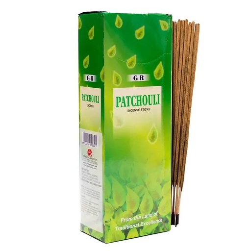 [8902276505321] Encens Patchouli en boite hexagonale | 20 g