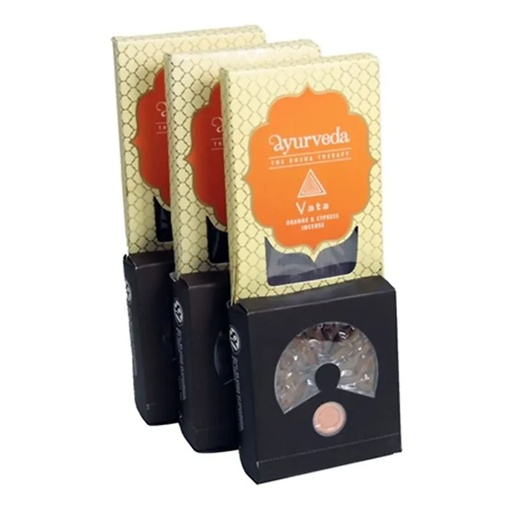 [8903833410027] Encens Ayurveda Orange et Cyprès (Vata) | 25 g