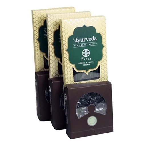 [8903833411017] Encens Ayurveda Jasmin et Vanille (Pitta) | 25 g