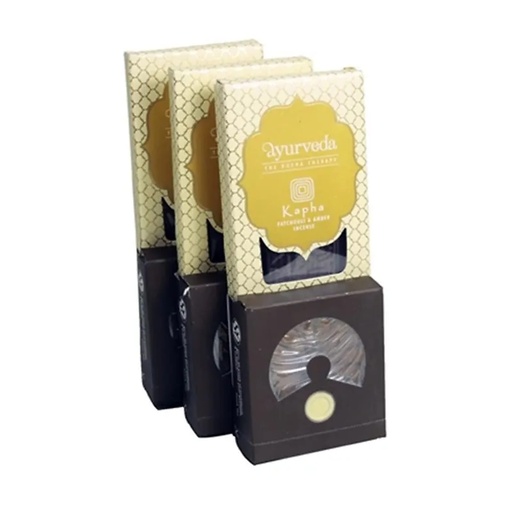 [8903833412021] Encens Ayurveda Patchouli et Ambre (Kapha) | 25 g