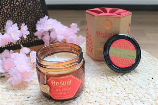 [8903833901365] Organic Goodness Bougie en cire de Rose -- 200G