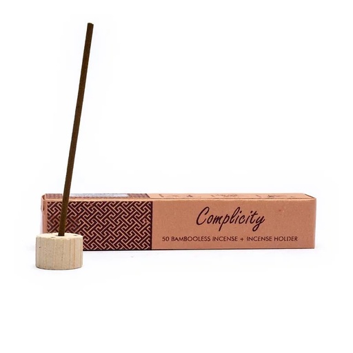 [8903833905233] Encens aux herbes sans bambou avec support Complicity | 34 g