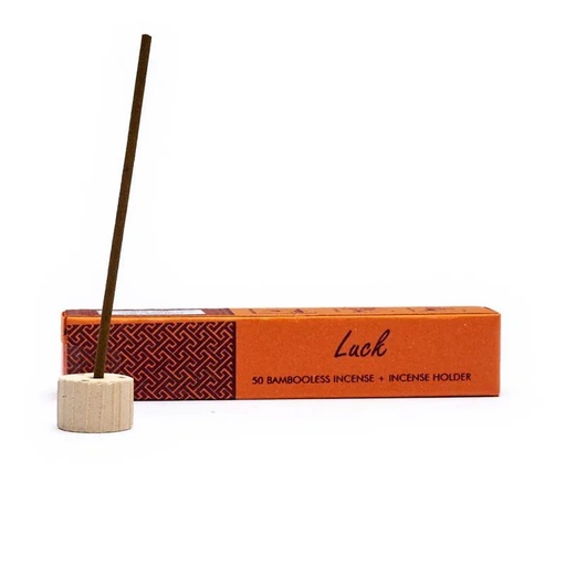 [8903833905288] Encens aux herbes sans bambou avec support Luck | 34 g