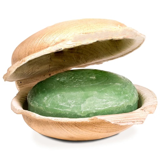 [8904120906612] Holy Lama Savon Vetiver Rainforest  en feuille de palmier | 100 g